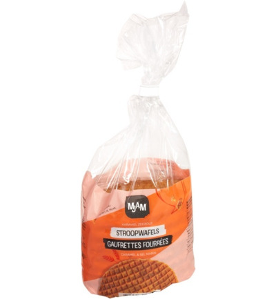 Mjam Karamel zeezout stroopwafel (175 gr)