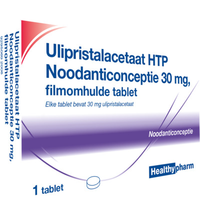 Healthpharm Ulipristalacetaat HTP Noodanticonceptie 30mg (1 stuk)
