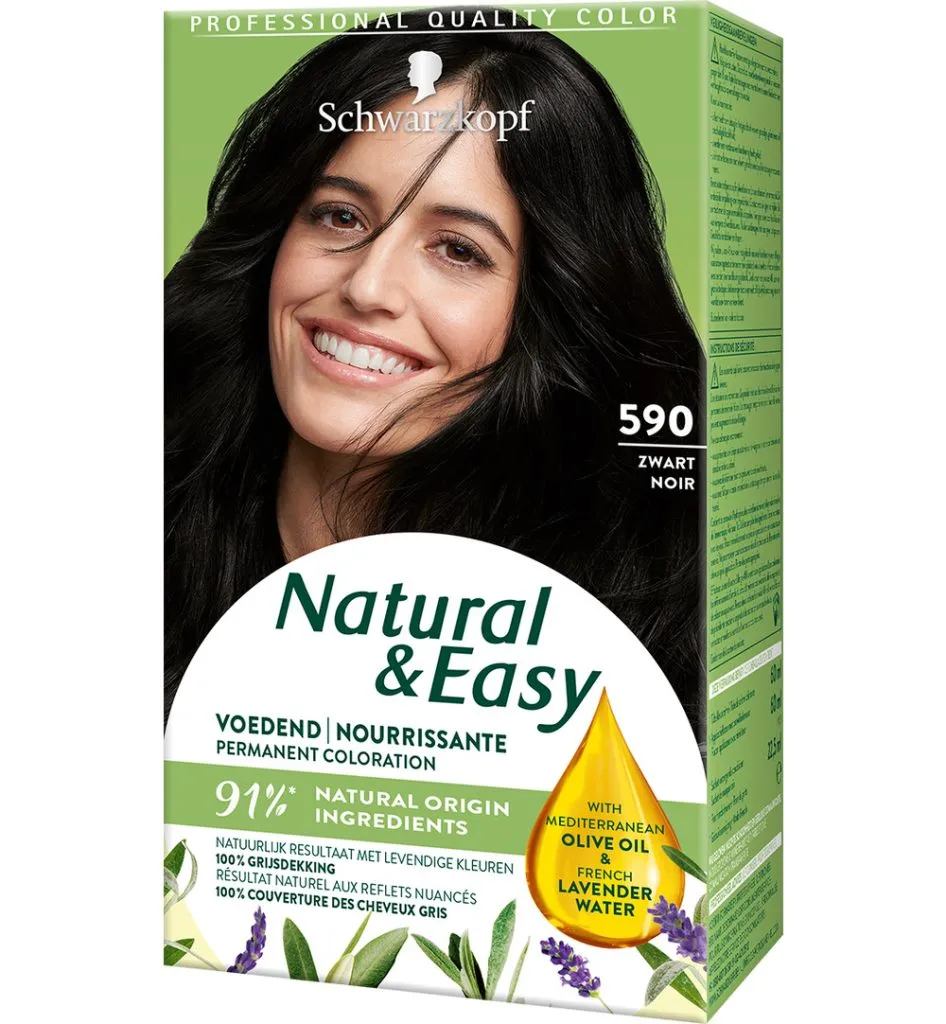 Schwarzkopf Natural & Easy 590 Dark Berry Black (1 set)