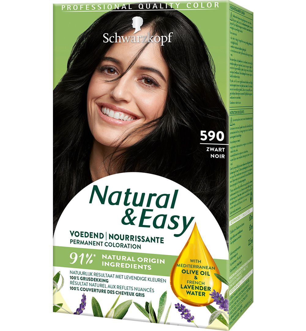 Schwarzkopf Natural & Easy 590 Dark Berry Black (1 set)