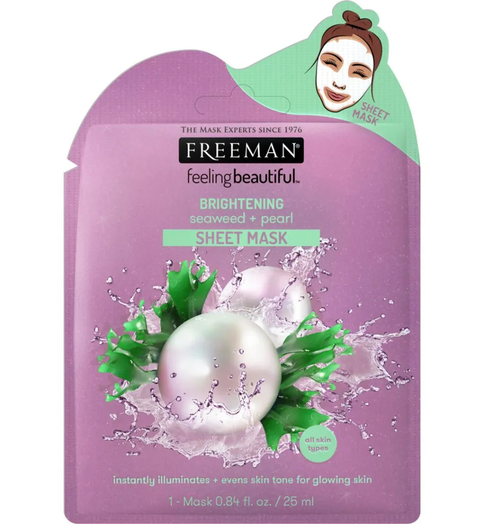 Freeman Sheet Mask Brightening Seaweed + Pearl (25 ml)