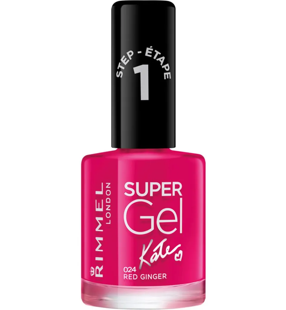Rimmel London Super Gel Kate nagellak : 024 - Red Ginger (1 stuk)