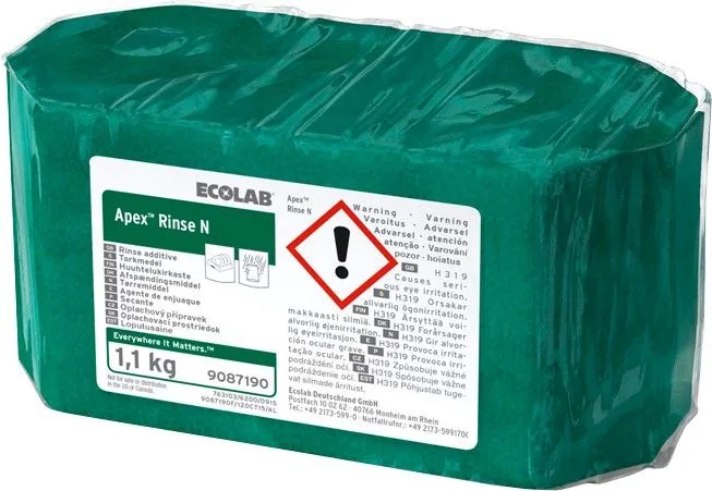 Ecolab Vaatwasmiddel Apex Rinse N (1100 gr)