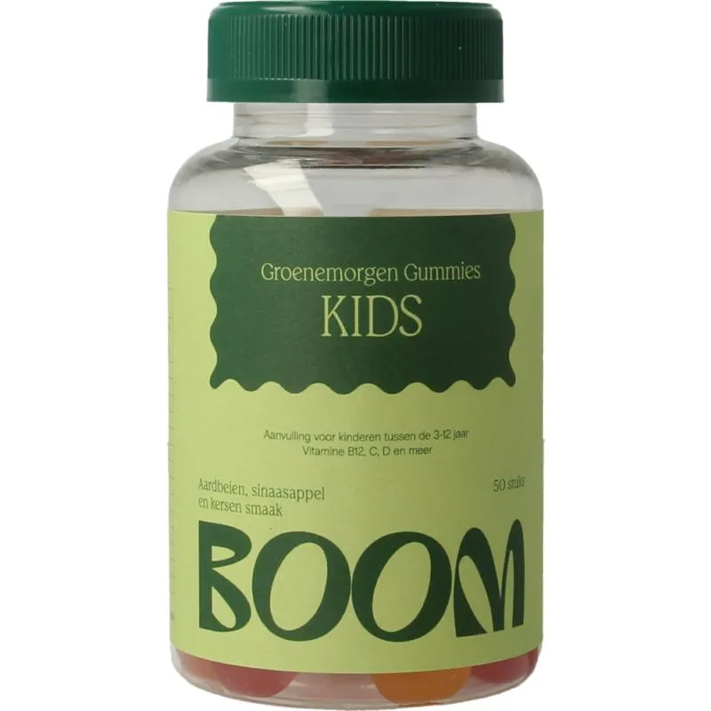 Boom Nutritions groenemorgen Kids (50 Gummies)