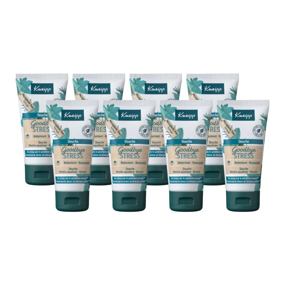 8x Kneipp Goodbye stress douche mini (50 ml)