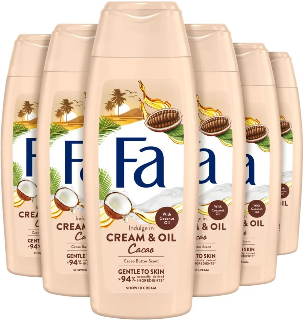 6x Fa Douche creme & oil (250 ml)