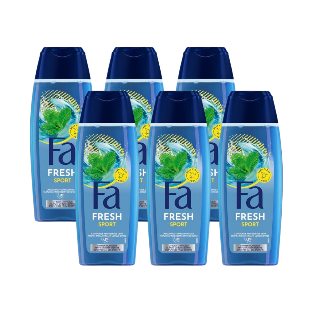 6x Fa Douche sport (250 ml)