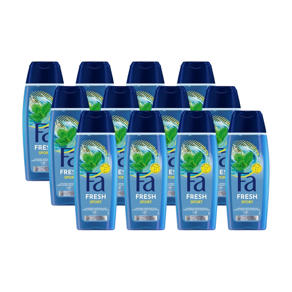 12x Fa Douche sport (250 ml)