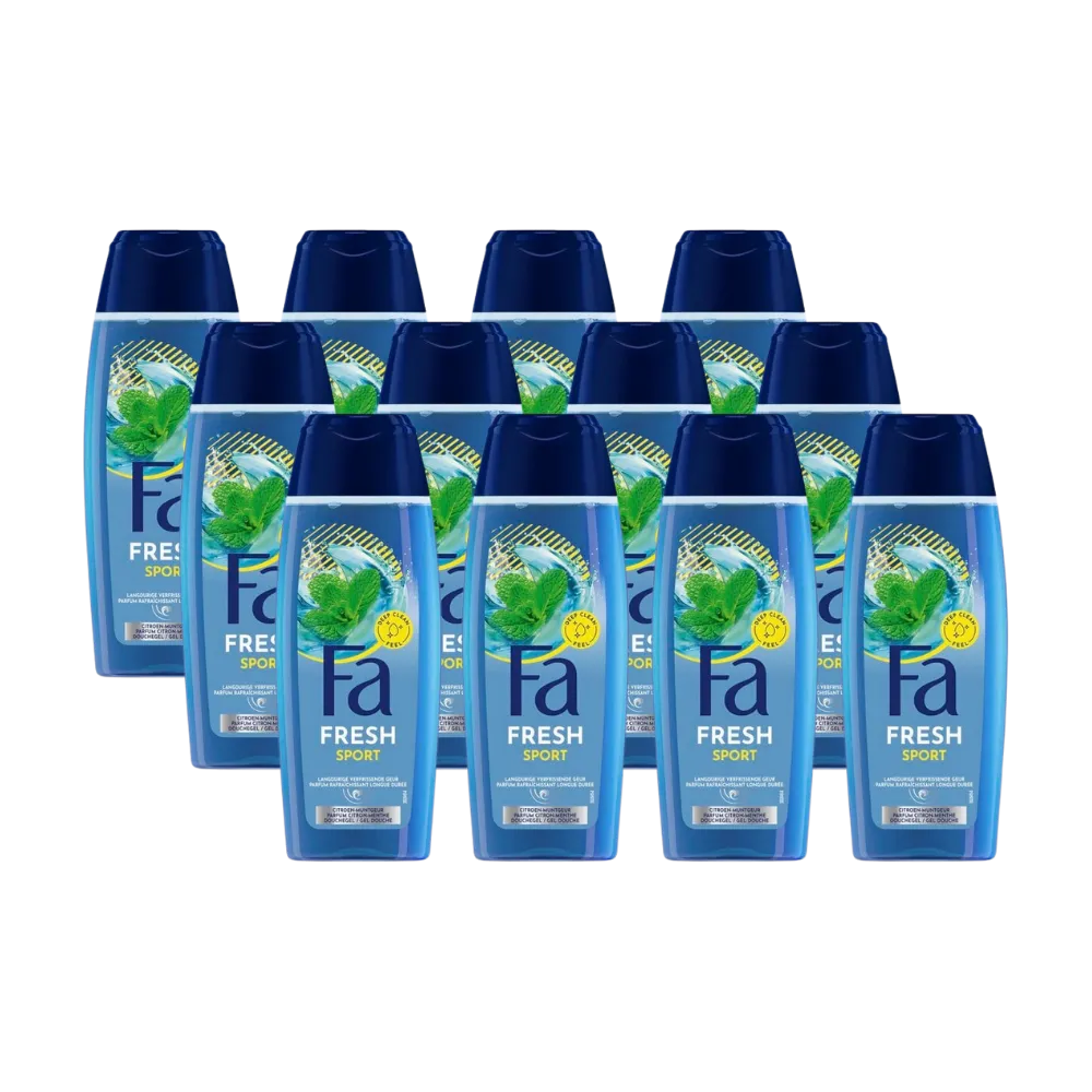 12x Fa Douche sport (250 ml)
