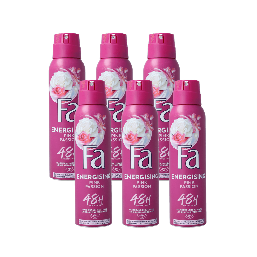6x Fa Deodorant Spray Pink Passion (150 ml)
