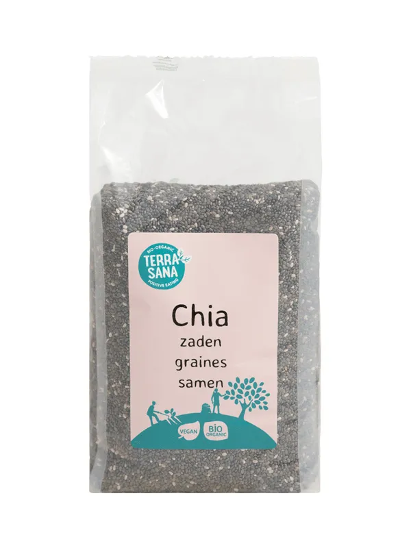 Terrasana Raw Chia Zaad Zwart Bio (300 gr)