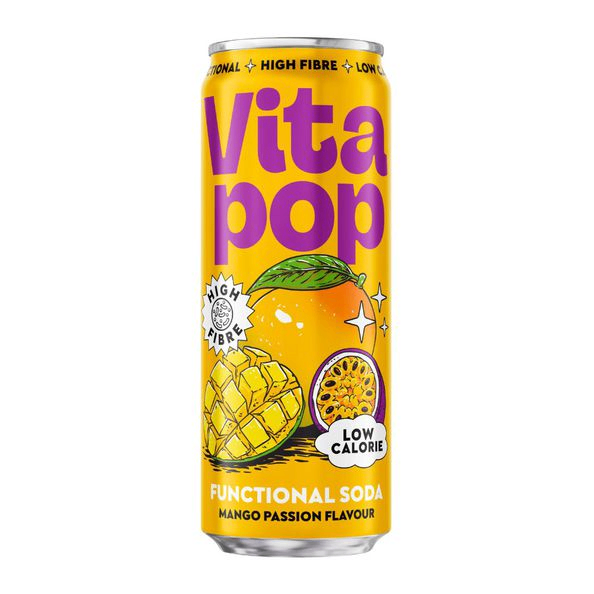 Vita Pop Soda Mango Passionfruit (330 ml)