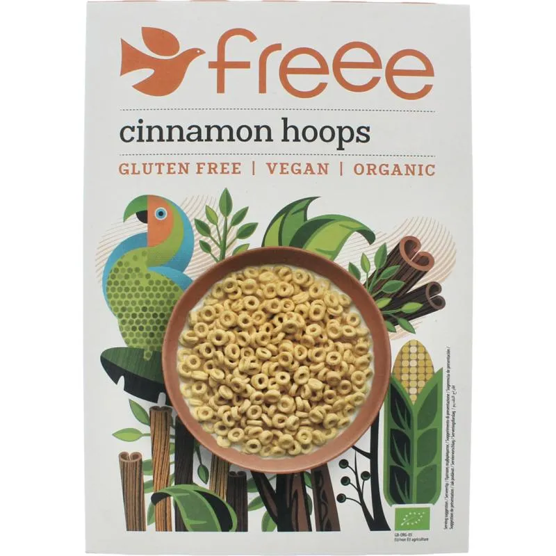 Doves Farm Glutenfree Cinnamon Hoops Bio (300 gr)