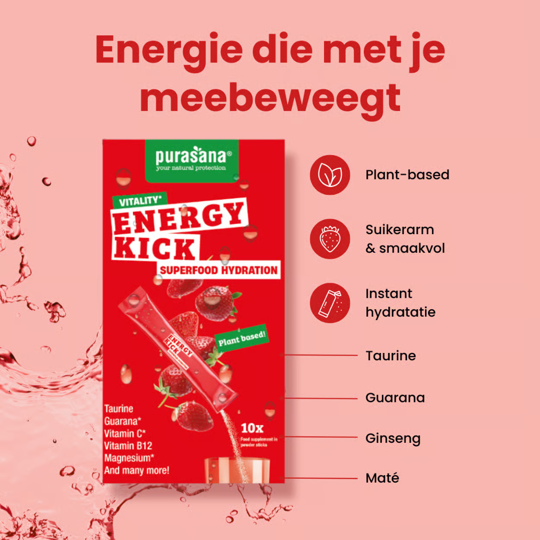 Purasana Hydration Superfoods Energy Kick (45 gr) - image 2