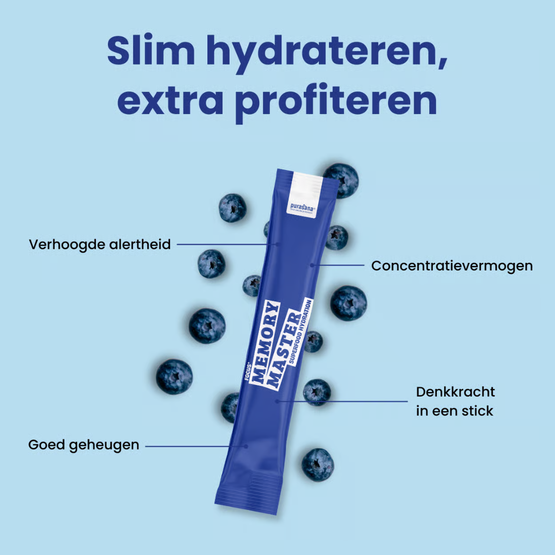 Purasana Hydration Superfoods Memory Master (45 gr) - image 3