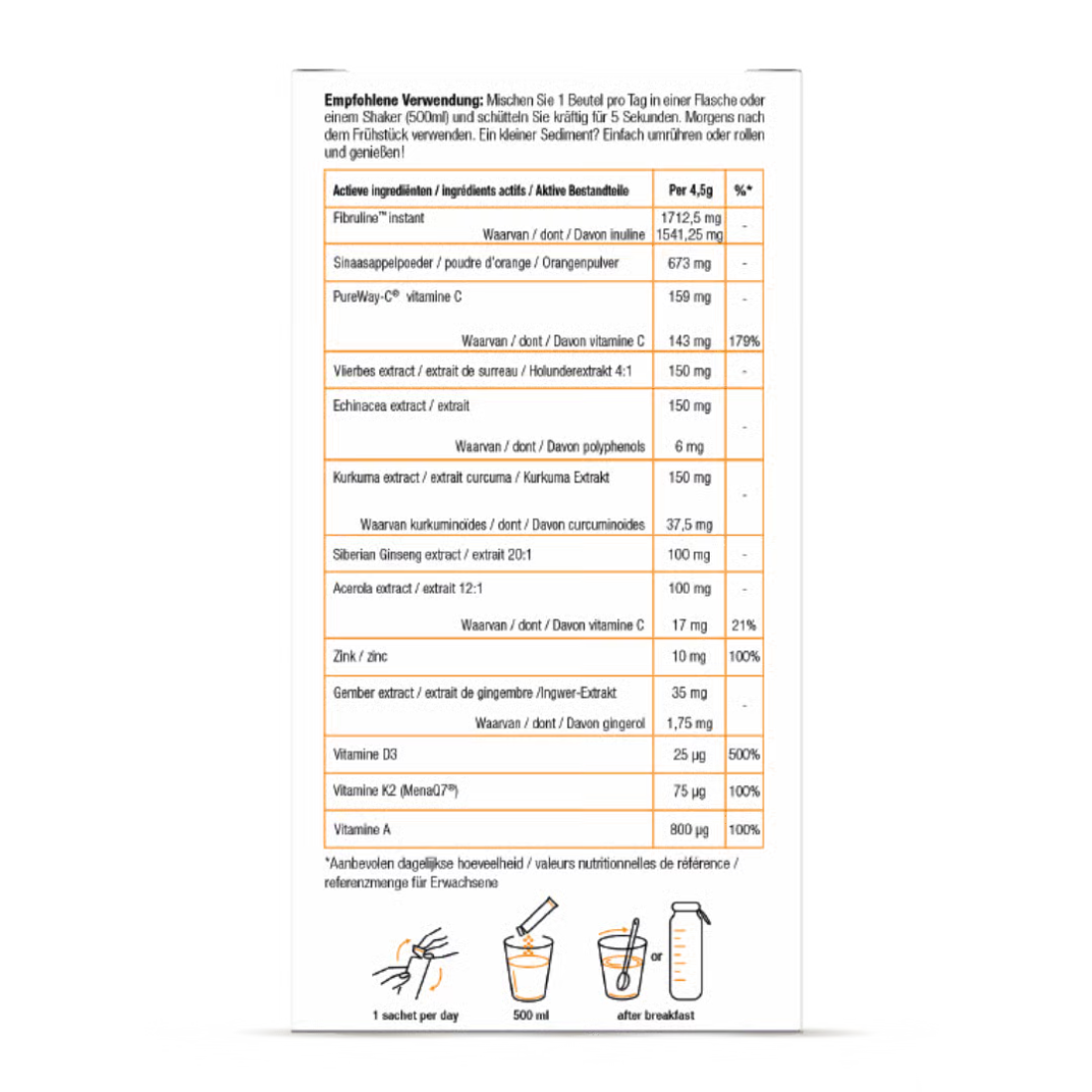 Purasana Hydration Superfoods Captain Immunity (45 gr)