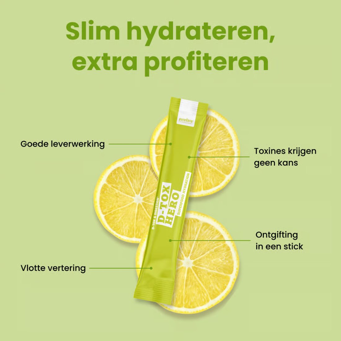 Purasana Hydration Superfoods D-Tox Hero (45 gr) - image 3