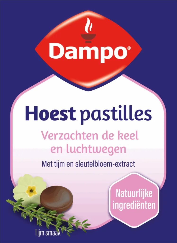 Dampo Hoestpastilles thijm/sleutelbloem (24 stuks)