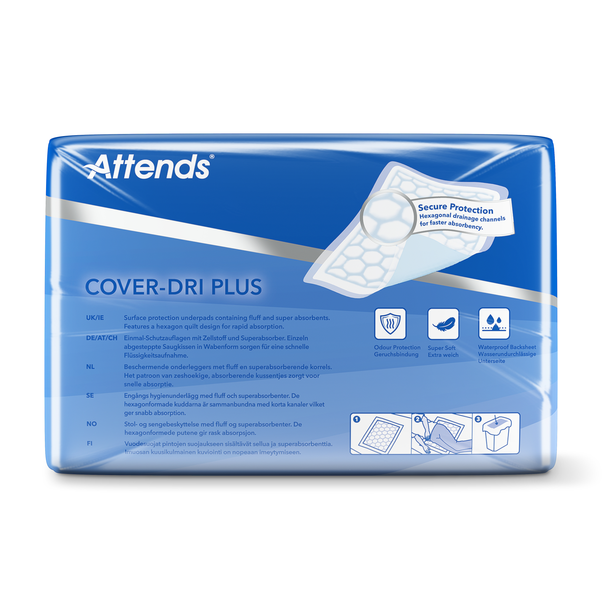 Attends Cover Dri+ 40 X 60 (50 Stuks)