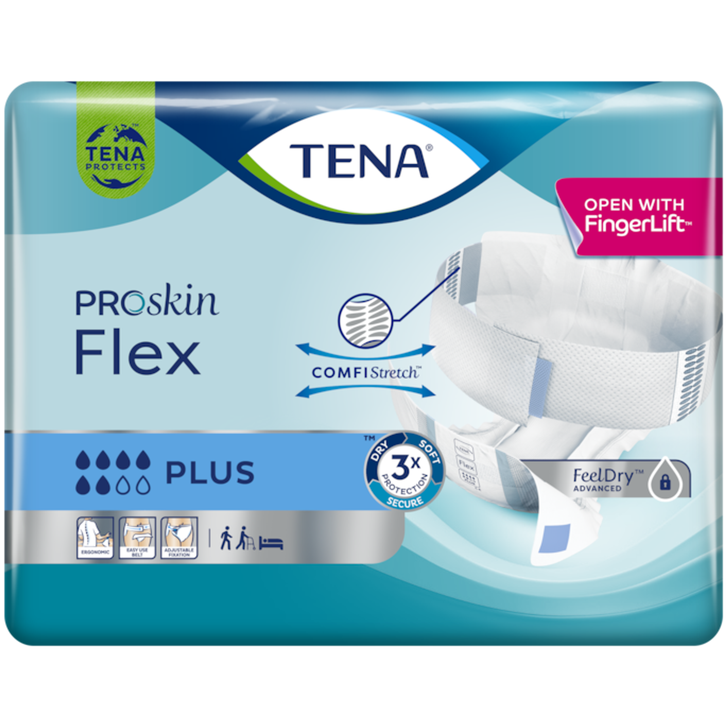 Tena Flex Plus ProSkin Large (30 stuks)