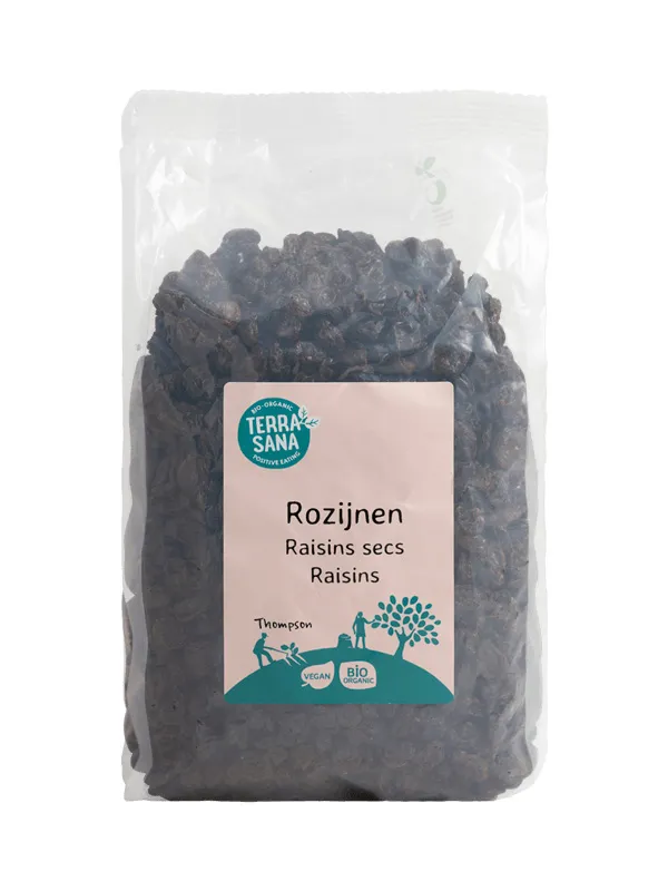 Terrasana Raw Rozijnen Blue Thompson Bio (1000 gr)