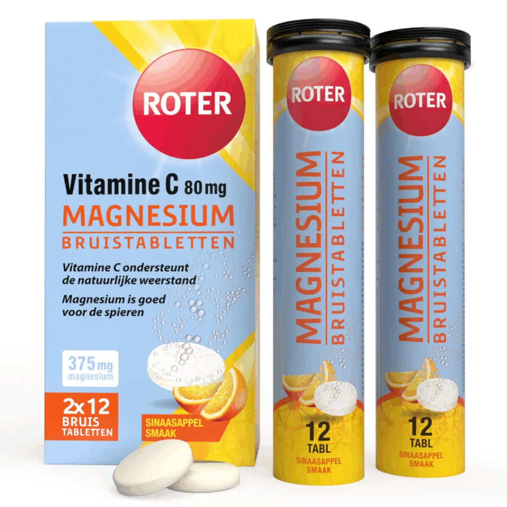 Roter vit C + magnesium duopack (24 bruistabletten)