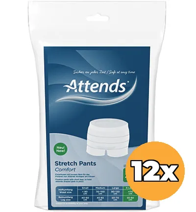 12x Attends Stretchpants comfort maat XL (3 stuks)