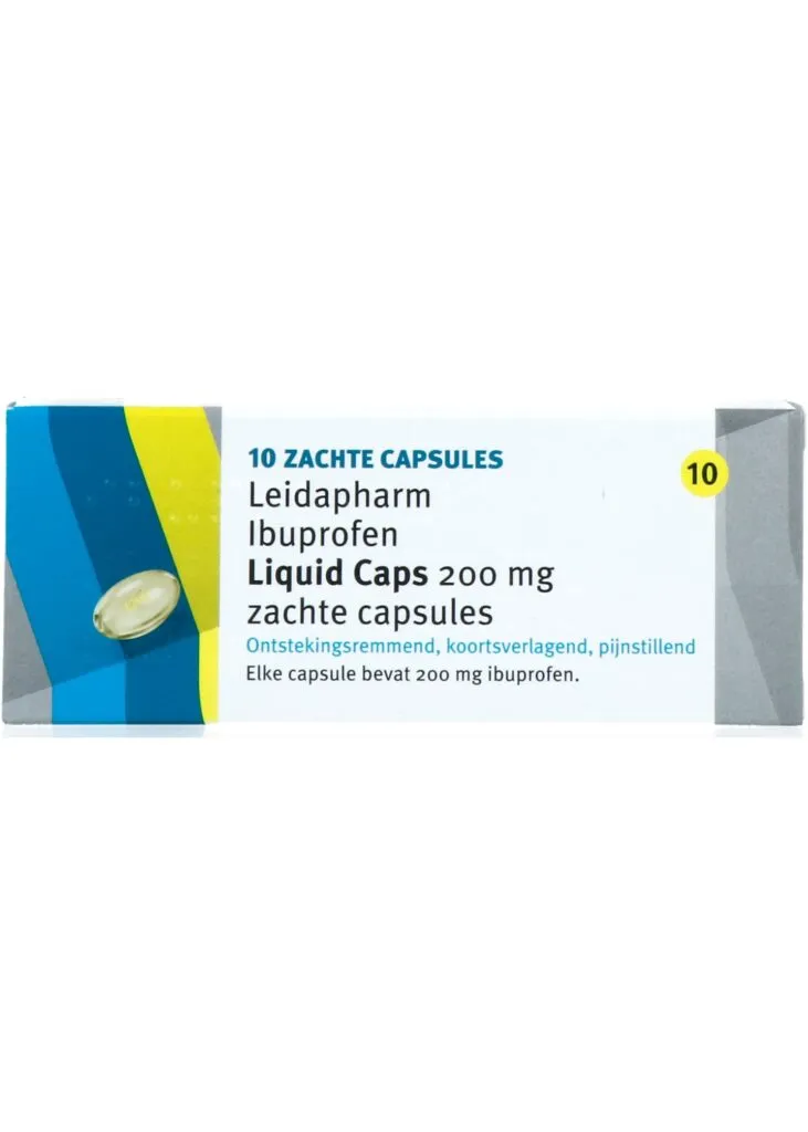 Leidapharm Ibuprofen 200mg Liquid (10 capsules)