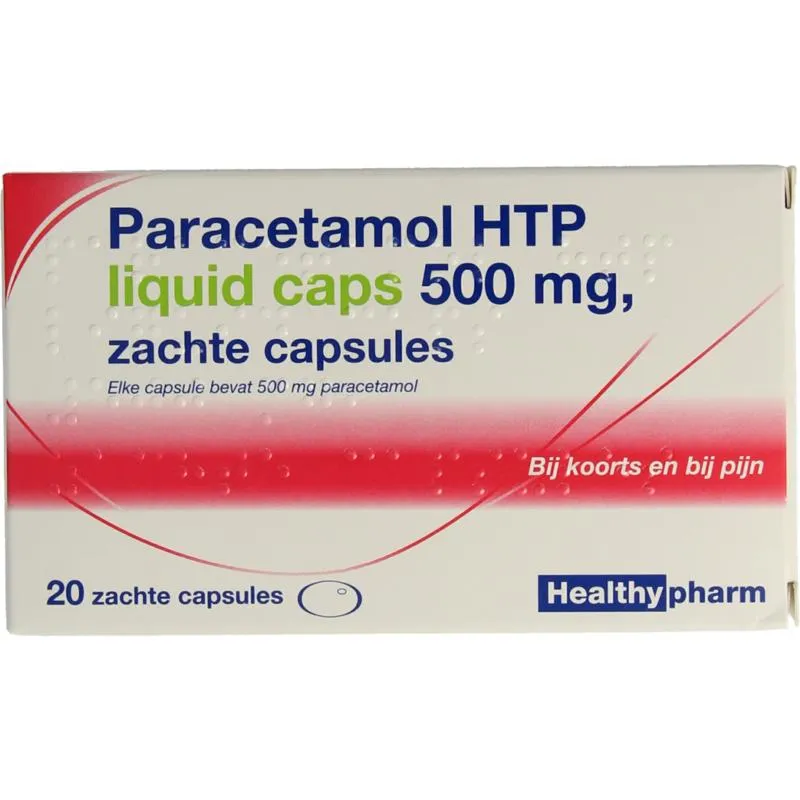 Healthypharm Paracetamol 500mg Liquid (20 capsules)