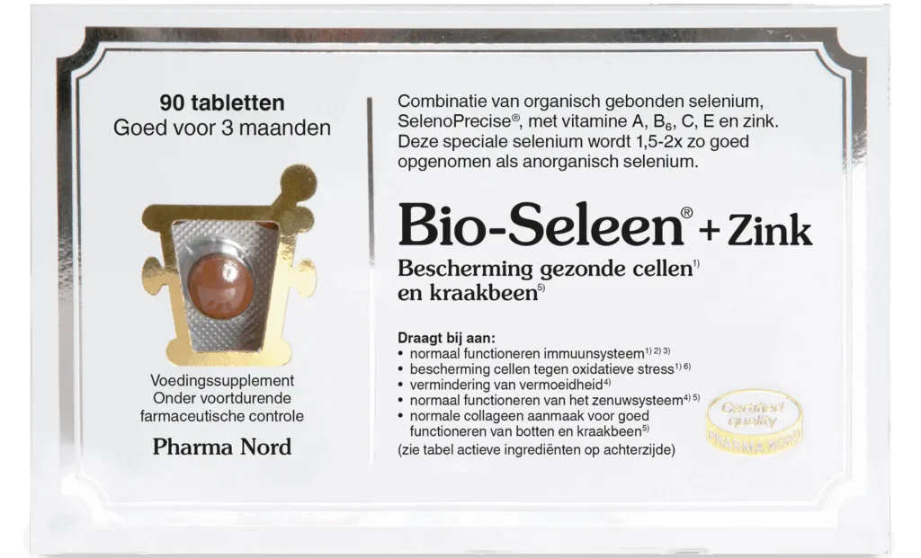 Pharma Nord Bio-Seleen + Zink (90 tabletten)