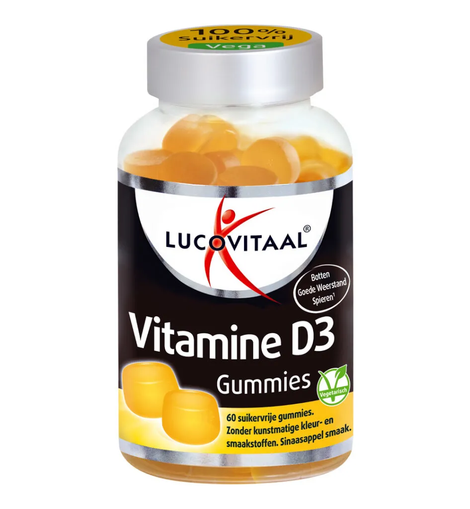 Lucovitaal Vitamine D3 (60 gummies)