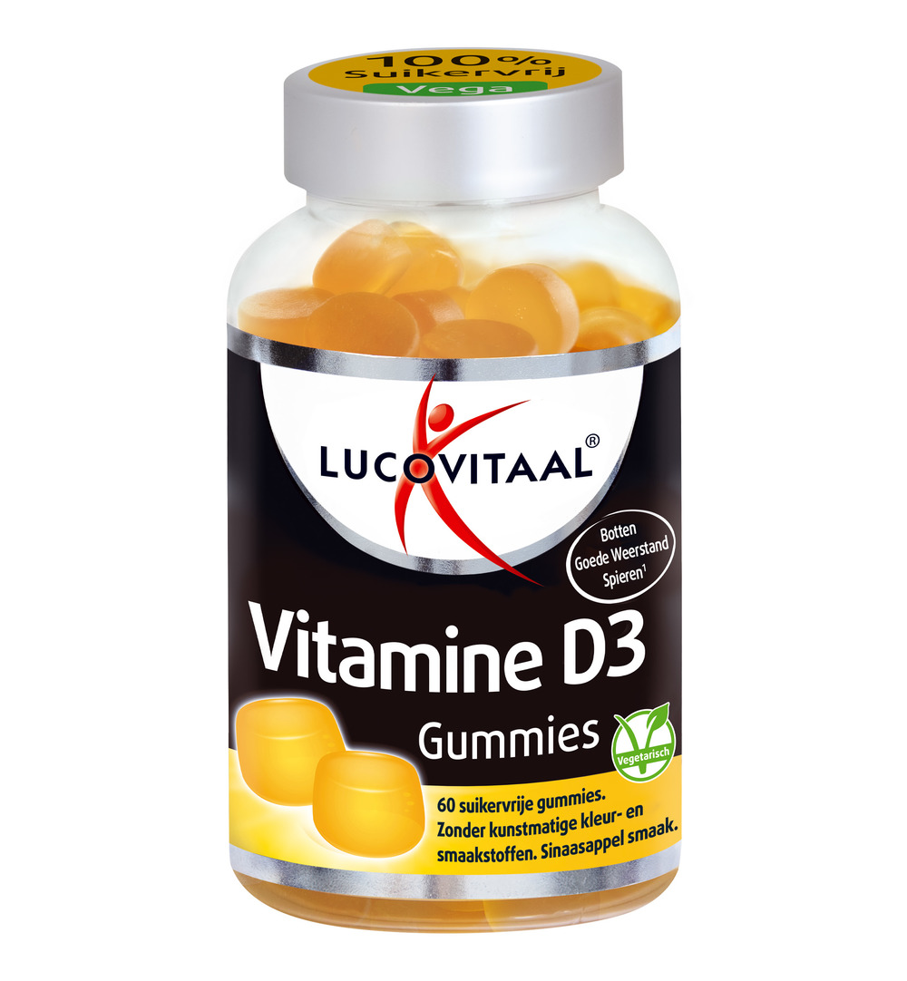 Lucovitaal Vitamine D3 (60 gummies)
