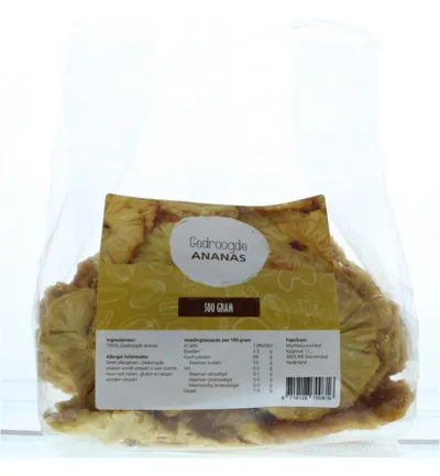 Mijnnatuurwinkel Ananas Ringen Gedroogd (500 gr)