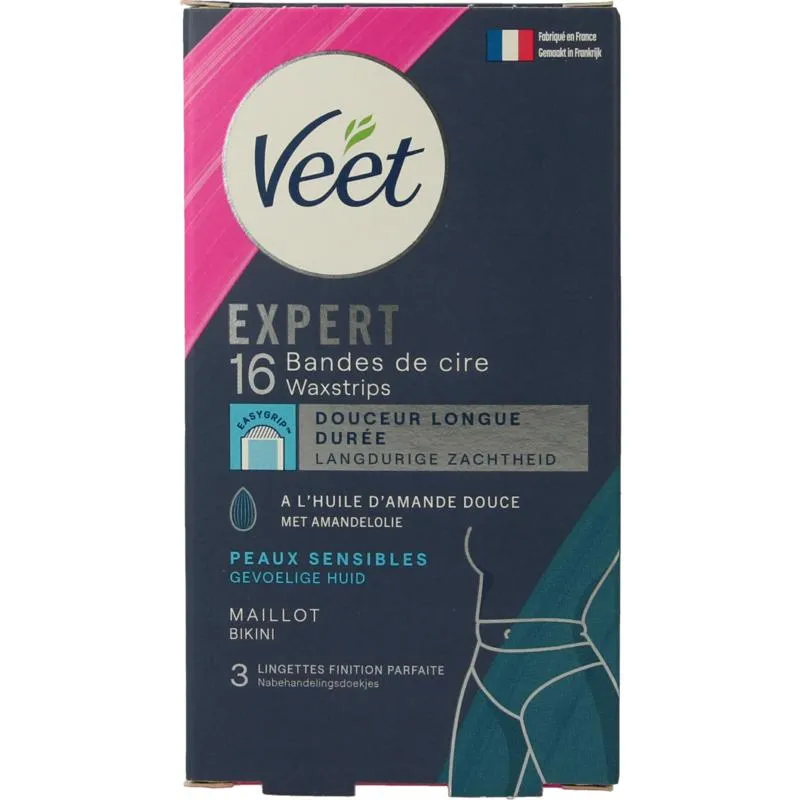 Veet Expert koude waxstrips bikini (16 stuks)