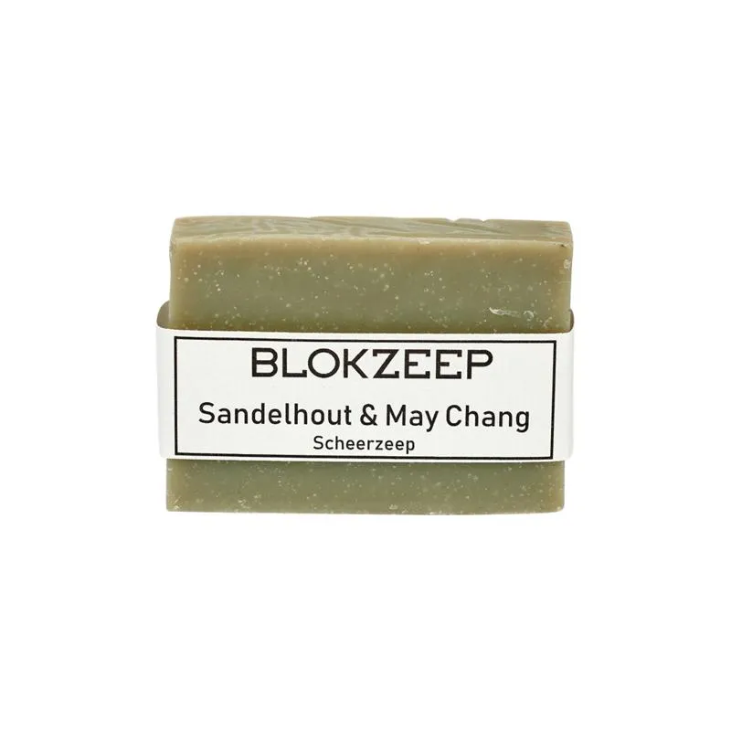Blokzeep Shaving bar sandelhout & May C hang (100 gr)