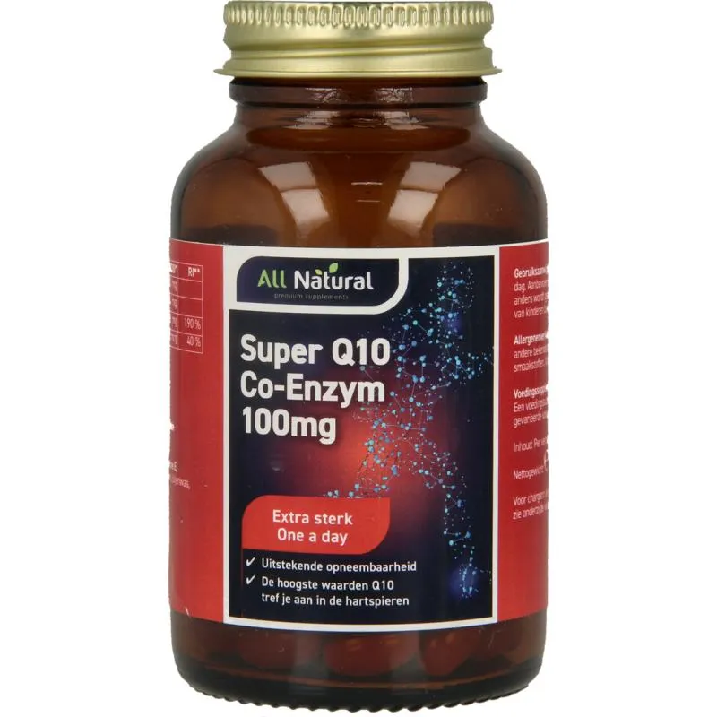 All Natural Super Q10 100mg (60 capsules)