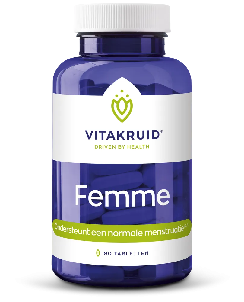 Vitakruid Femme Hormoon Support Oa Maca & Saffraan (90 tabletten)