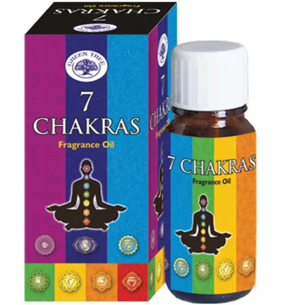 Green Tree Geurolie 7 chakras (10 ml)