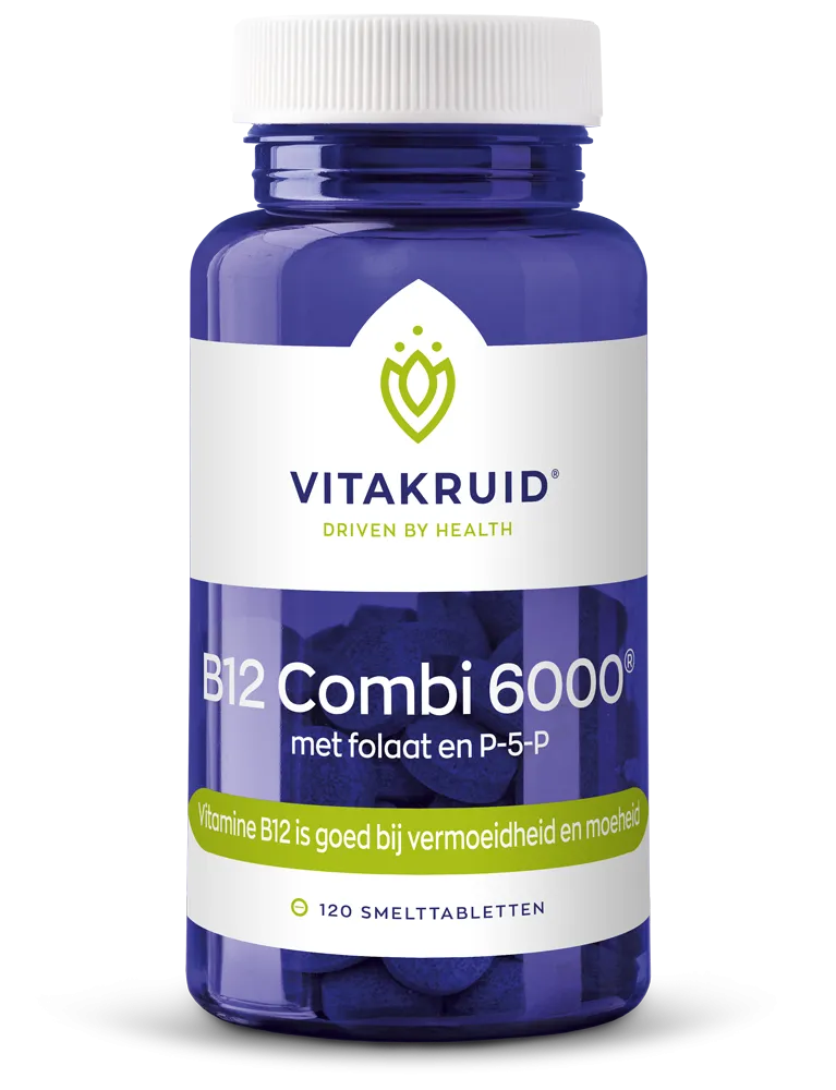 Vitakruid B12 Combi 6.000® Met Actief Folaat Vitamine (120 Smelttabletten)