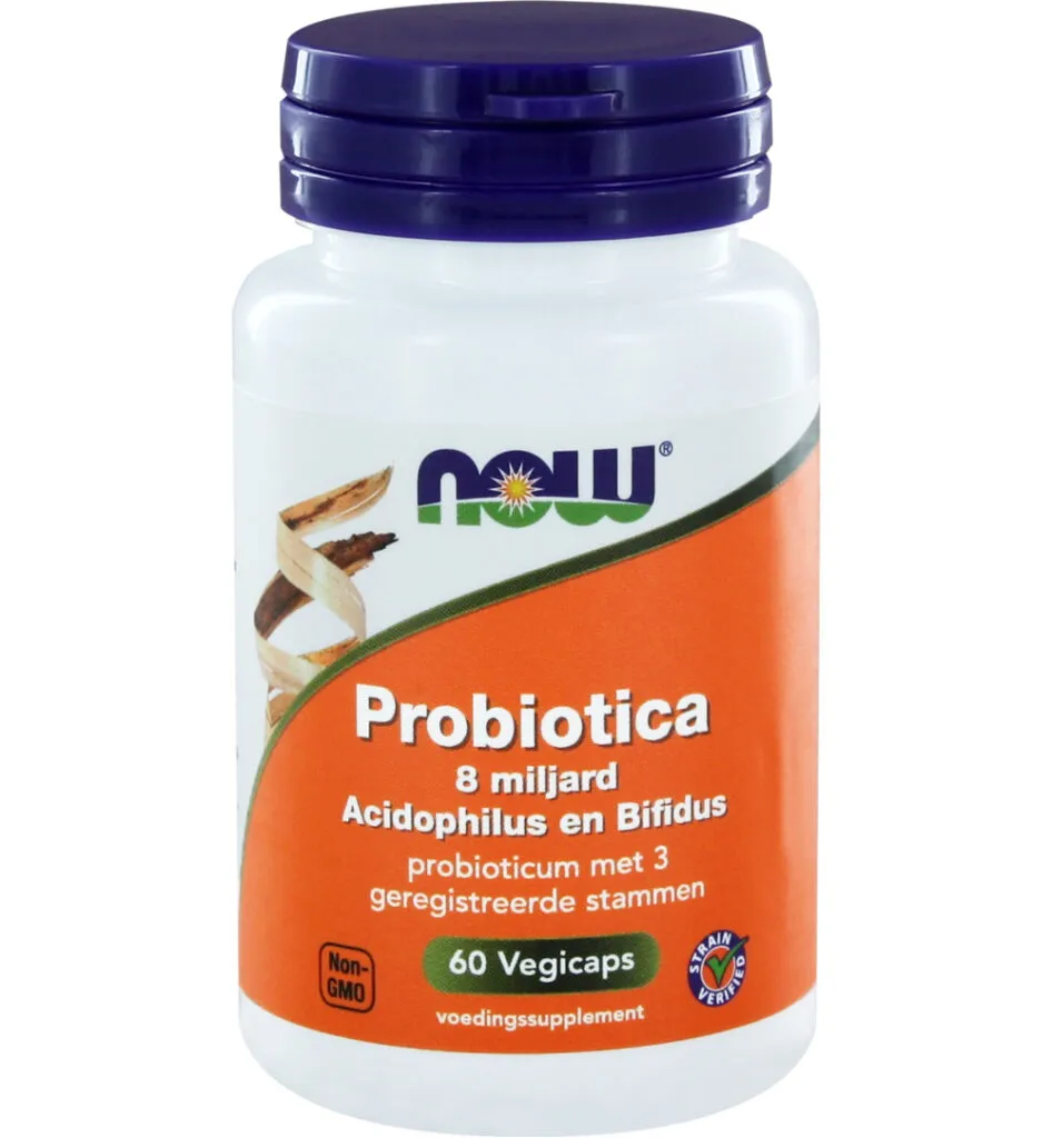 Now Probiotica 8 Miljard Acidophilus En Bifidus (60 vega capsules)