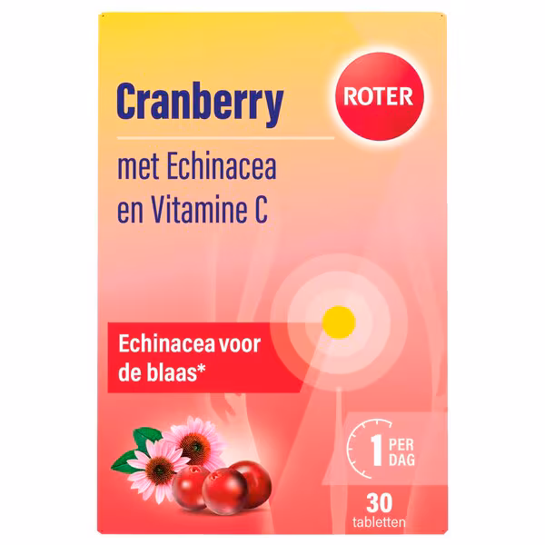 Roter Cranberry Vitamine C & Echinacea (30 Tabletten)