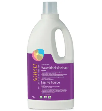 Sonett Wasmiddel vloeibaar lavendel (2000 ml)