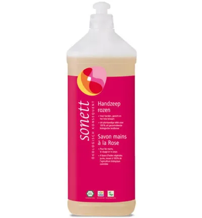 Sonett Handzeep rozen vloeibaar (1000 ml)
