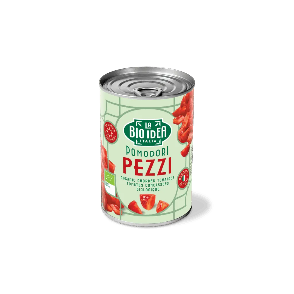 La Bio Idea Tomatenstukjes In Blik Bio (400 gr)