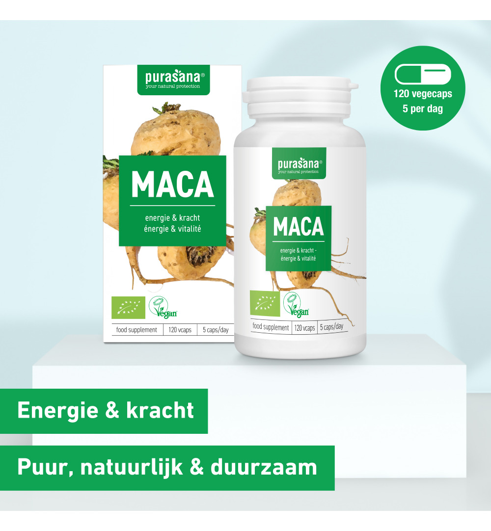 Purasana Maca Vegan Bio (120 vega capsules) - image 6