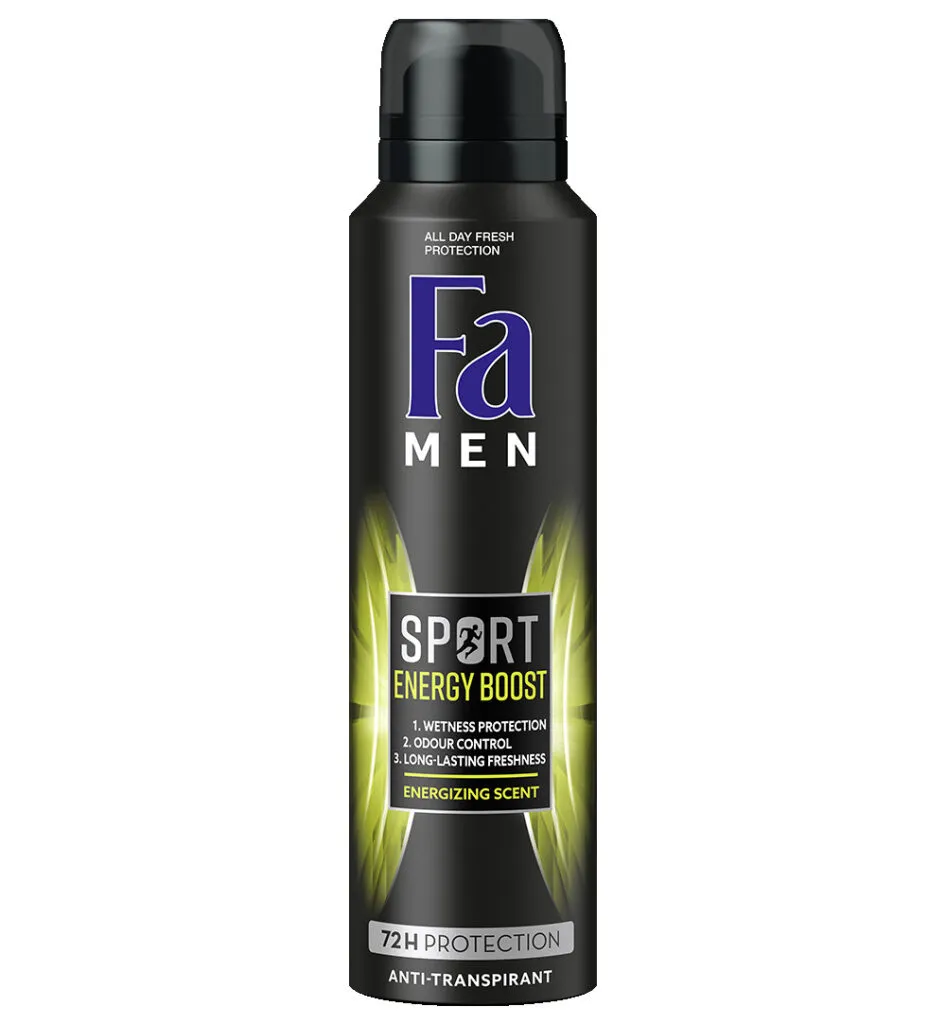 Fa Men deodorant spray sport double power boost (150 ml)