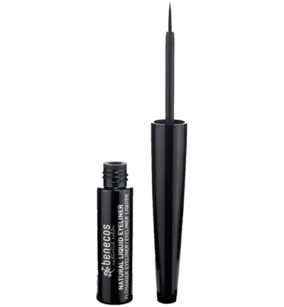 Benecos Eyeliner zwart vloeibaar (1 stuk)
