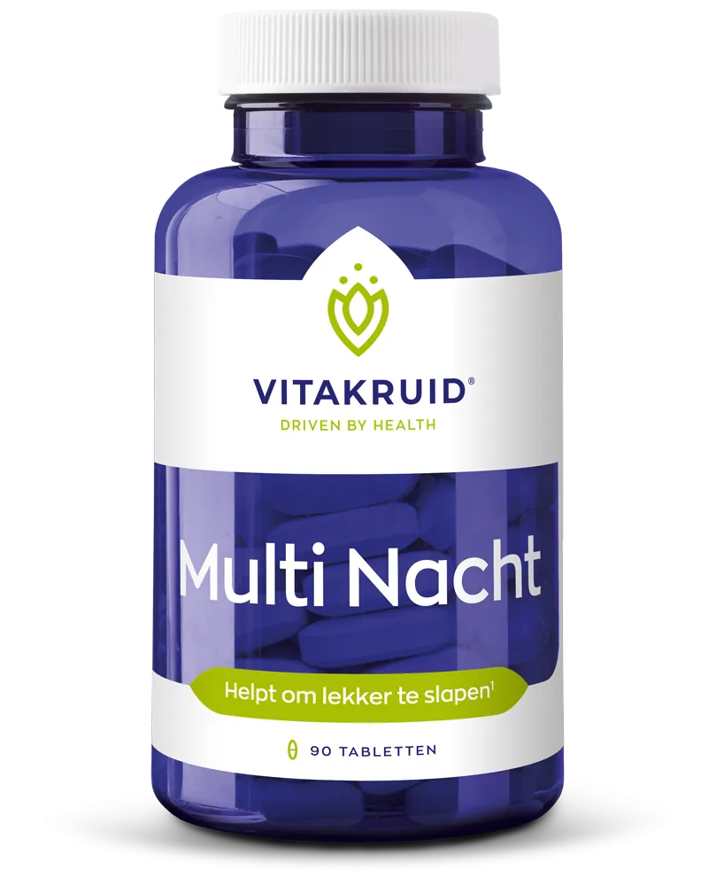 Vitakruid Multi Nacht Hd 100% Vegan (90 tabletten)