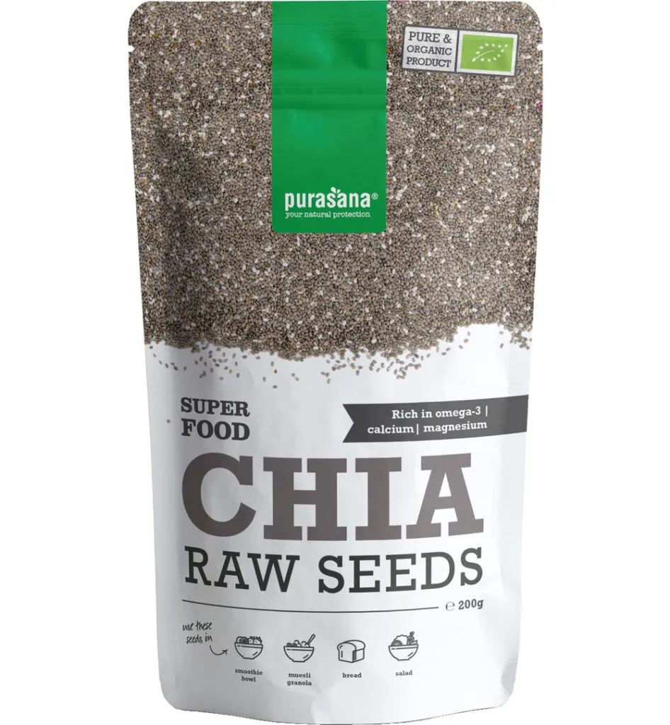 Purasana Chia Zaden/Graines Vegan Bio (200 gr)