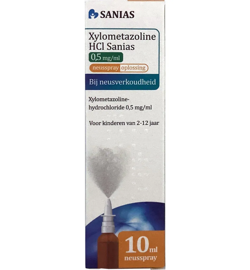 Sanias Xylometazoline HCI 0.50mg spray (10 ml)